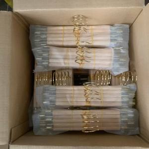 Ganchos de Madera para Pantalones al por Mayor a Precio Económico, con Pinzas de Hierro, Duraderos, Antideslizantes, Organizador de Ropa para Armario y Sala de Estar, Suministro al por Mayor - Product Image 4