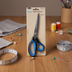 Forbici da Sartoria Ilan Tigera 285mm con Manico Blu e Nero - Product Image 2