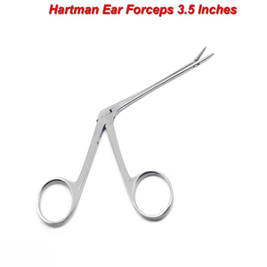 คีมจับหูฮาร์ทแมนแบบพรีเมียม คุณภาพสูง ผลิตจากสแตนเลสสตีล ใช้ซ้ำได้ สำหรับศัลยกรรมหู คอ จมูก ได้รับมาตรฐาน CE ISO อุปกรณ์ผ่าตัดระดับมืออาชีพ - Product Image 3