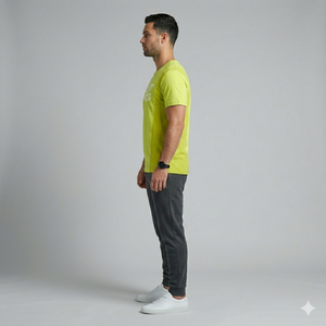 T-shirts personnalisés pour hommes en gros, conçus avec qualité et précision, grandes tailles, coupe décontractée, épais, pour le fitness - Product Image 3