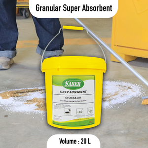 Absorbente Granular Superabsorbente de 4 Litros Multiusos para Derrames de Aceite, Líquidos Químicos, Uso Industrial, Fábrica, Almacén - Product Image 2