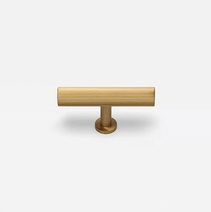 Poignée de meuble moderne en laiton massif, nouveau design, bouton de tirage pour tiroir de cuisine et commode, finition dorée, durable, pour la maison et le bureau - Product Image 4