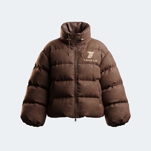 Chaqueta Acolchada de Invierno para Hombre, Diseño Personalizado con Cuello Alto, Lona Impermeable y Ligera - Product Image 6