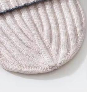 Unisex Jacquard Beanie Hat 100% Acrylic Adjustable <b>Winter</b> <b>Cap</b> Casual Style Contrast Color Ribbed Knit Adult 56-58CM - Product Image 3