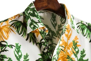 Camisas Hawaianas Casuales de Manga Corta para Hombre, 100% Algodón, de Alta Calidad, para Vacaciones en la Playa - Product Image 6