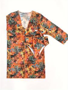 Nuevo Conjunto de Tres Piezas de Traje de Baño de Manga Larga, Traje de Baño Sexy Estampado para Mujer, Nuevo Estilo de Bikini - Product Image 5