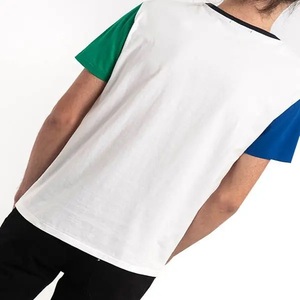 Camiseta de Manga Corta para Hombre, Color Sólido, Blanco, Azul, Verde, Amarillo, con Bolsillo, Corte Regular, Estilo Casual, Cuello Redondo, Lona Transpirable, Ecológica - Product Image 3