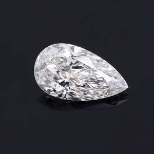 Diamant synthétique blanc en forme de poire cultivé en laboratoire, clarté VS1, CVD, 2,01 carats, couleur D, certifié IGI, diamant HPHT en vrac pour bijoux - Product Image 1