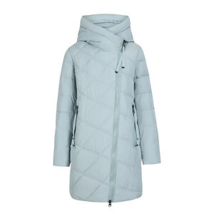 Abrigo de Invierno para Mujer, Estilo Diseñador, Chaqueta Larga Acolchada, Elegante, con Capucha, Impermeable, con Cierre, Directo de Fábrica - Product Image 3