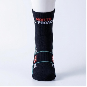 North Approach Ankle <b>Socks</b> <b>Black</b> Breathable Running <b>Socks</b> for Adults Summer Season - Product Image 1