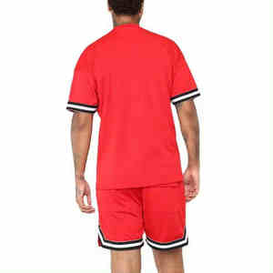 Nouvelle Collection Été – Ensemble T-shirt et Short de Course Personnalisé à Impression Numérique pour Hommes – Vente en Gros - Product Image 6