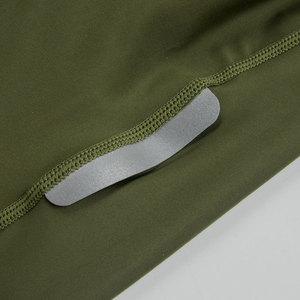 Cuissard de cyclisme pour homme vert olive avec dos blanc – Tenue de performance pour le vélo - Product Image 5