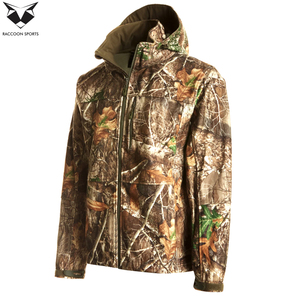 Chaquetas de Caza Impresas Resistentes al Viento para Adultos, de Alta Calidad, Servicio OEM ODM 2026, Precio de Fábrica, Poliéster/Nailon, Raccoon - Product Image 2