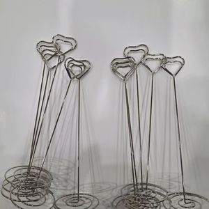 Decorative Metal <b>Table</b> Number Holders Place <b>Card</b> Stands for Wedding Reception - Product Image 1