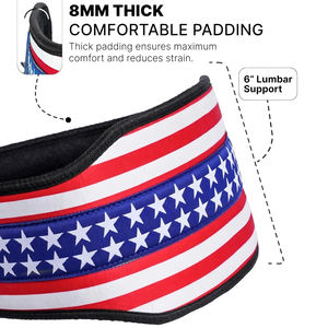 Cinturón de Neopreno Antideslizante Unisex, Talla Personalizada, Ligero, Suave, Protección Profesional, 13 mm de Grosor, Cierre de Hebilla, para Levantamiento de Pesas en el Gimnasio - Product Image 3