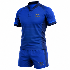 Tenue de rugby professionnelle pour équipe, vêtements de sport de rugby avec tissu léger et anti-humidité pour les séances d'entraînement - Product Image 3