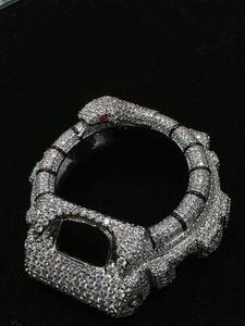Luxury Dragon Wrap <b>Watch</b> <b>Case</b> Full Iced Out Moissanite Stones Custom Hip Hop Fashion <b>Watch</b> Housing Premium High Polish Finish - Product Image 5