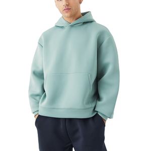 Venta al por mayor de peso pesado de algodón de lujo de gran tamaño pulóver Puff detalle sudaderas con capucha para los hombres personalizados BD sudaderas con capucha de talla grande - Product Image 6