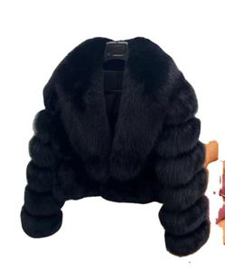 Elegante Abrigo de Piel Sintética de Visón para Mujer, Chaqueta de Invierno de Lujo, Suave, Gruesa, Cálida y Moderna - Product Image 1