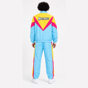 Custom Logo Lightweight Sports Running <b>Patchwork</b> Tracksuit 2 Pieces Crinkle Nylon Windbreaker <b>Jacket</b> and Pant Jogging Suits Men - Product Image 4