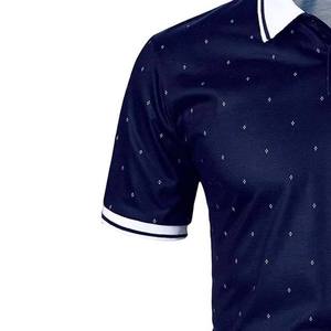 เสื้อโปโลพิมพ์ลายทั้งตัว แขนสั้น ปกคอพับ ระบายอากาศได้ดี คุณภาพพรีเมียม เสื้อผ้าผู้ชาย เสื้อโปโลผ้าฝ้ายสำหรับฤดูร้อน - Product Image 4