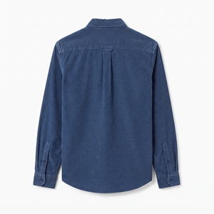 เสื้อแจ็คเก็ตผ้าลูกฟูกสีพื้นสำหรับผู้ชาย สไตล์ลำลองสำหรับฤดูใบไม้ร่วง ปกคอปกติดกระดุม แขนยาว มีกระเป๋าคู่ เหมาะสำหรับการเดินทางและกิจกรรมกลางแจ้ง - Product Image 2
