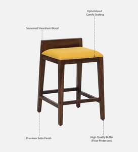 PU Leather Bar <b>Stool</b> Counter <b>Height</b> Kitchen Furniture Handcrafted Metal Base <b>Adjustable</b> Contemporary Design Commercial Use - Product Image 6