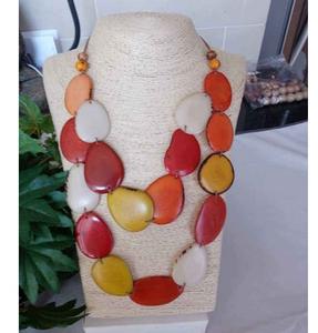 Collar artesanal de resina, superventas, con cuentas hechas a mano, llamativo y voluminoso - Product Image 6