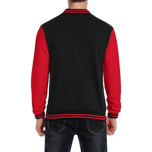 Veste universitaire pour homme, manteau personnalisé de style Letterman, fermeture éclair sur le devant, poignets côtelés, patchs personnalisés, style baseball, imperméable et coupe-vent - Product Image 2