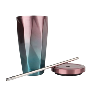 Gobelet isotherme en acier inoxydable écologique, taille moyenne, double paroi, portable avec couvercle, prix de gros, best-seller - Product Image 1