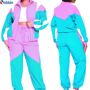 Conjunto Deportivo de 2 Piezas Personalizado Unisex con Capucha, Cortavientos Impermeable, Ropa Deportiva Urbana, Transpirable, Ligero, de Poliéster con Cierre - Product Image 6