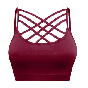 Sujetador Deportivo Transpirable con Logotipo Frontal Simple para Mujer, con Gran Soporte y Máxima Comodidad Durante el Ejercicio - Product Image 2