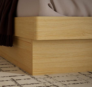 Muebles de Dormitorio Modernos y Minimalistas Directo de Fábrica. Cama de Madera Personalizada con Espacio de Almacenamiento para Dormitorio, Hotel o Apartamento - Product Image 3