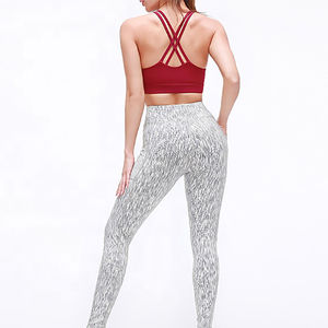 Ensemble de yoga pour femmes, haute élasticité, vêtements de sport et de fitness, logo personnalisé, séchage rapide, vêtements de sport pour filles, ensemble de yoga en promotion - Product Image 6