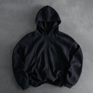 Men Blue Oversized Zip Up <b>Hoodie</b> Distressed Washed <b>Yellow</b> Gothic Letter Print Streetwear Y2K Sweatshirt - Product Image 2