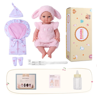 Poupées Reborn Réalistes Babeside de 12 Pouces, Corps Entier en Silicone Souple, Mini Jouet Unisexe, Nouveau-né Réaliste, Direct Usine