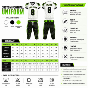 Conjunto de Pantalones y Camiseta Personalizados de Fútbol Americano, Tela Elástica Transpirable, Uniforme de Equipo Juvenil y Adulto, Venta al Por Mayor - Product Image 6