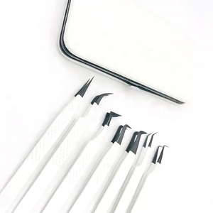 Pince à cils en acier inoxydable pour extensions de cils, outil professionnel d'extension de cils 884 - Product Image 2