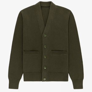 เสื้อคาร์ดิแกนแบบสั่งทำสำหรับผู้ผลิตปี 2026 คาร์ดิแกนคอวีสำหรับผู้ชายสไตล์มหาวิทยาลัย เสื้อสเวตเตอร์สไตล์ยุโรปและอเมริกาสำหรับผู้หญิง - Product Image 6