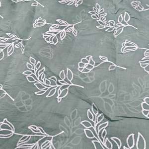Tissu brodé multi-embroideries de qualité supérieure pour femmes, tissu de créateur, tissu de soirée, textile brodé de luxe, doux - Product Image 6