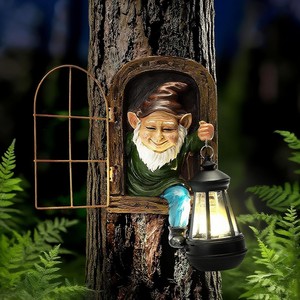 Pine Wood Traditional <b>Tree</b> <b>Face</b> Sculpture | Handcrafted Eco-friendly Durable Tabletop Wooden Figurines - Product Image 5