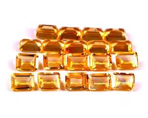 Natural Citrine 9X13MM Octagon Cut Faceted Calibrated Loose Gemstone Certified Stone For Jewelry Making Wholesale Supplier - Product Image 1