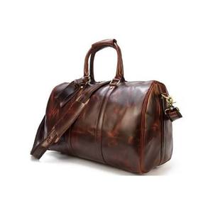 Custom Logo Design Handmade Genuine <b>Leather</b> <b>Duffle</b> <b>Bag</b> <b>Men</b>-Weekends Gym Business Trips Personalized - Product Image 2