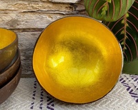 Bol de noix de coco coloré pour collation ou spa Décoration de la maison Bol écologique naturel comme cadeaux éthiques de noix de coco naturelle avec laque