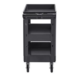 Carrello Multiuso a 3 Ripiani per Carichi Pesanti, Capacità di Carico 250 kg, Ruote Girevoli a 360 Gradi, Carrello di Servizio a 2 Ripiani - Product Image 1