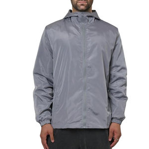 Chaqueta cortavientos ligera de alta calidad para hombre en venta, con logo personalizado, forro de malla, poliéster, chaqueta cortavientos de invierno para hombre - Product Image 4