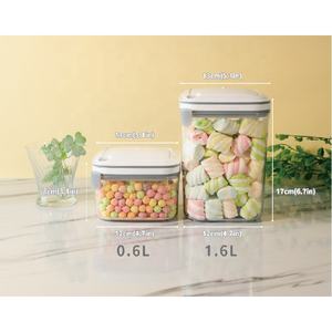 Versatile Tritan Vacuum-Sealed Jars for Food <b>Storage</b> for <b>Kitchen</b> Use-<b>Pantry</b> Staples Rice Beans Sundries <b>Storage</b> - Product Image 3