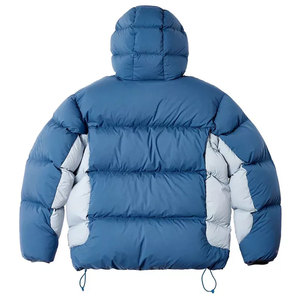 <b>Men's</b> Outdoor <b>Packable</b> Puffer Coat Wind Resistant Thin Polyester Shell Custom Logo OEM Apparel Supplier - Product Image 2
