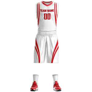 Ensemble Maillot et Short de Basketball Sublimé Personnalisé pour Hommes – Uniforme d'Équipe Sans Manches OEM ODM en Gros - Product Image 1
