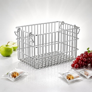 Cesta de Almacenamiento de Acero Inoxidable que Ahorra Espacio, Cesta para Cocina, Soluciones de Almacenamiento para la Organización del Hogar - Product Image 5